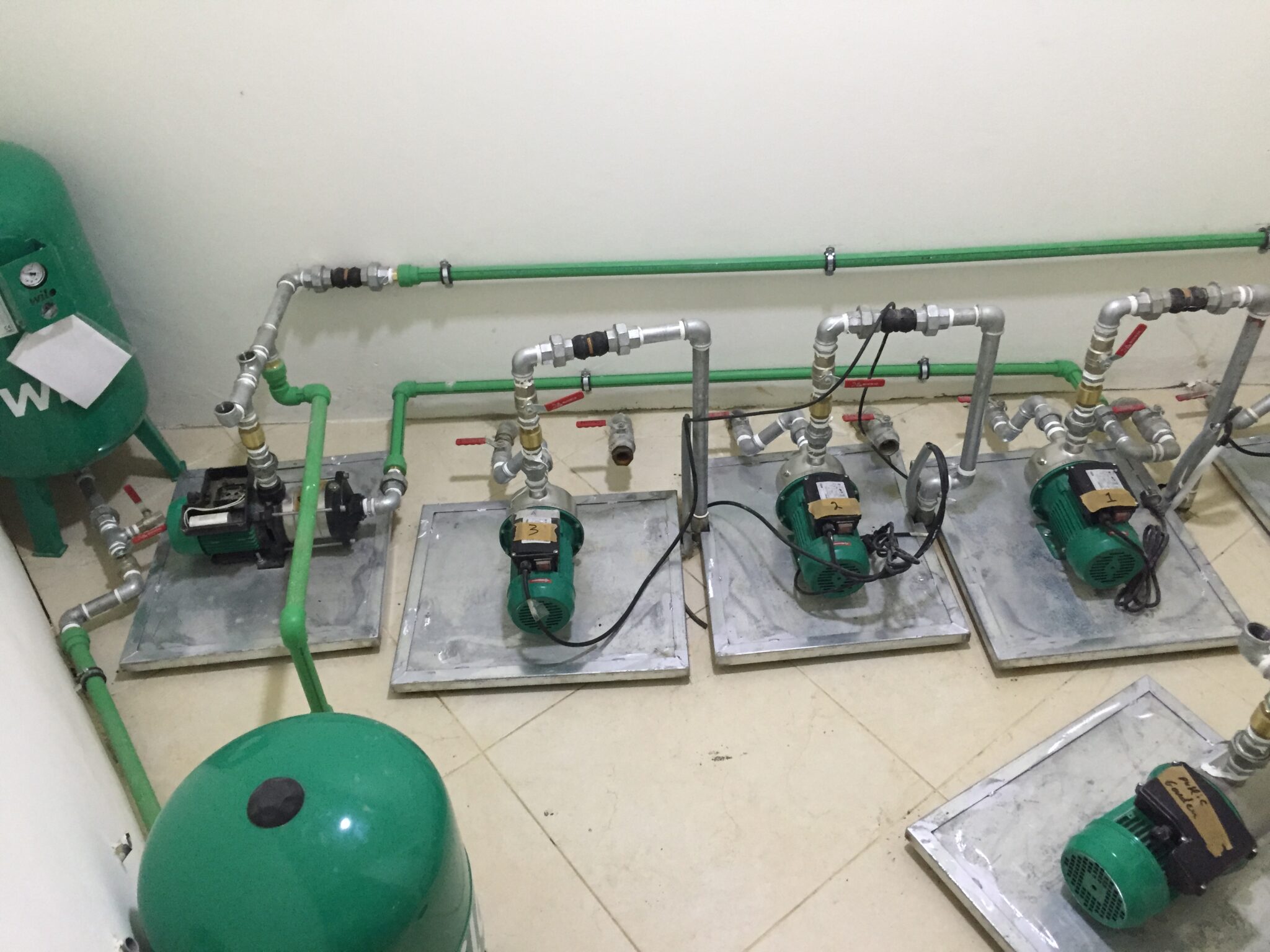 Cold water booster pumps Renewable Energy